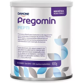 PREGOMIN PEPTI 400G S/SABOR FÓRMULA INFANTIL DANONE em Oferta na Shopee