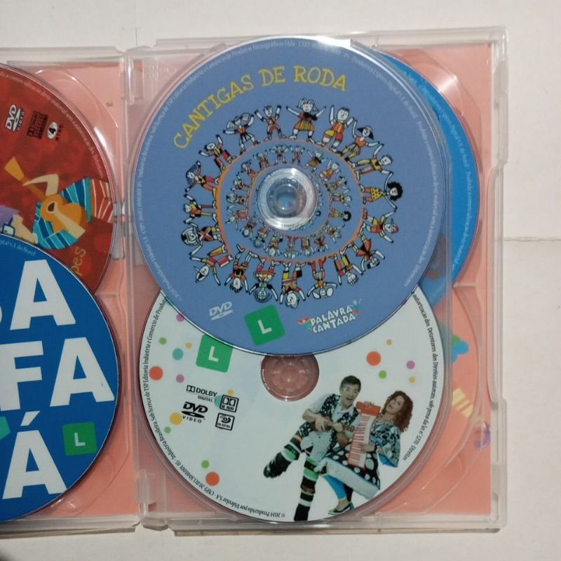Dvd Palavra Cantada Coleção - 5 Dvd | Shopee Brasil