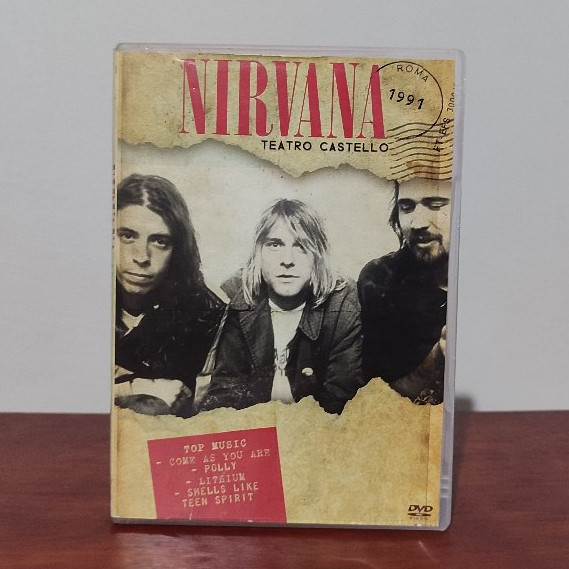 Dvd: Nirvana - Teatro Castello - Live In Roma 1991 - Original
