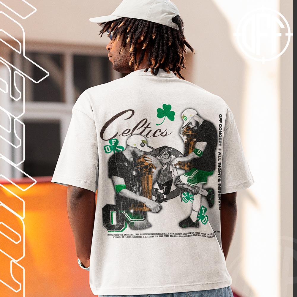 Camiseta Basica e OVERSIZED Jason Tatum Champion Celtics Basquete