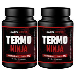 Kit 2x Termogênico Linha Ninja 30 Cápsulas - Samurai Nutrition