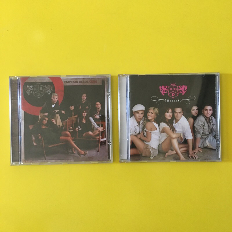 RBD - 2 CDs: Rebels + Empezar Desde Cero ORIGINAIS (da época) | Shopee ...