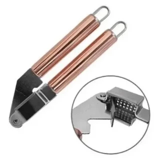 Espremedor Para Alho Em Aço Inox Rose Gold Caixa Removível em Oferta na Shopee