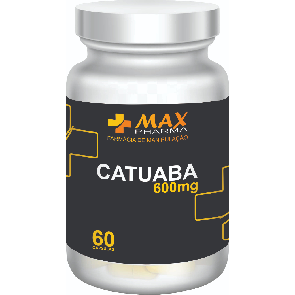 Catuaba - 600mg - Autêntica 100% Natural 60 Cápsulas