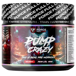 Pré Treino Extra Forte Pump Crazy Pre Workout Importado 150g - Force Full Labz