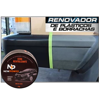 Cera Revitalizante para Plástico, couro, para-choque, vinil + Espuma de Aplicação rápido Pra carro em Oferta na Shopee