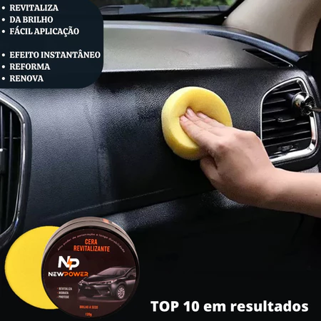 Cera Revitalizadora de Plástico New Power 120g - Brilho Intenso
