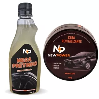 CERA REVITALIZADORA + SUPER PRETINHO PARA SEUS PNEUS - MARAVILHOSOS RESULTADOS NÃO SAI COM ÁGUA em Oferta na Shopee