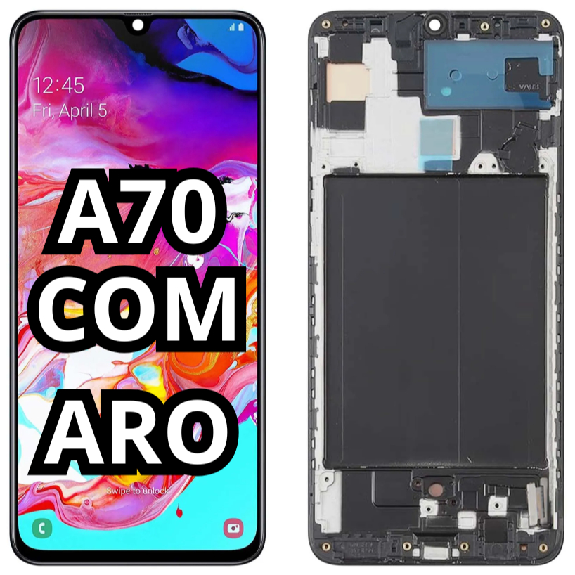 Tela Touch Frontal Lcd Display Screen Compatíve Galaxy A70 A705 Incell ...