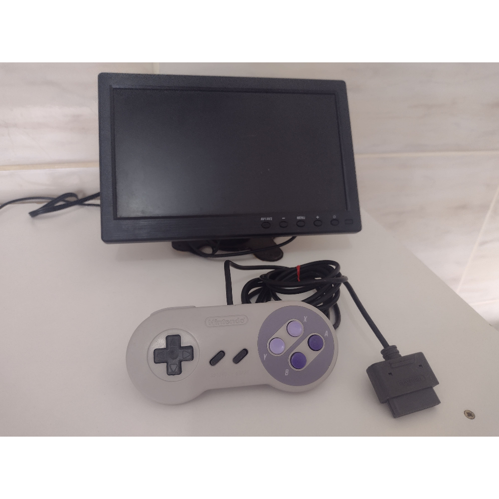 Controle Original Super Nintendo/Baby c/Garantia 100% Funcional ...