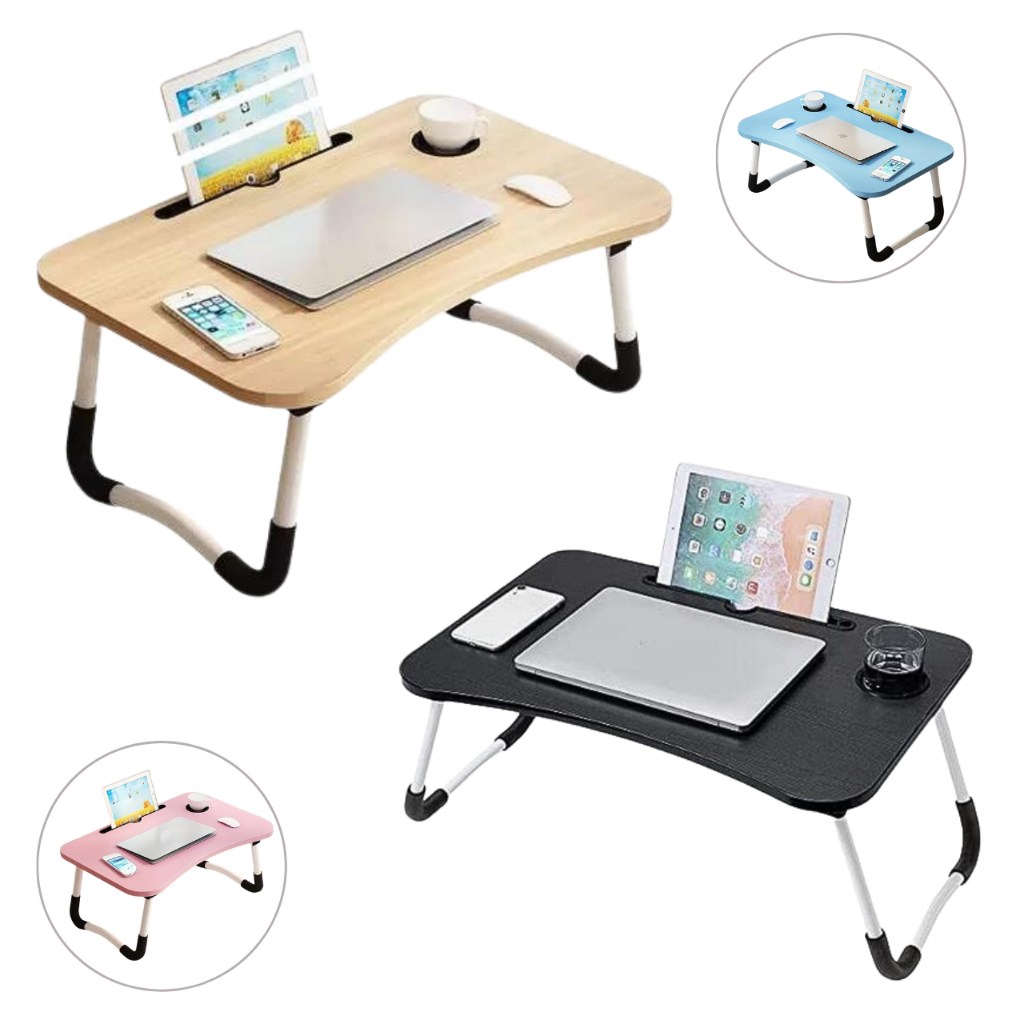 Mesa Notebook Dobravel Portatil Cama Sofa Home Office Refeição Computador Tablet Mesinha Suporte