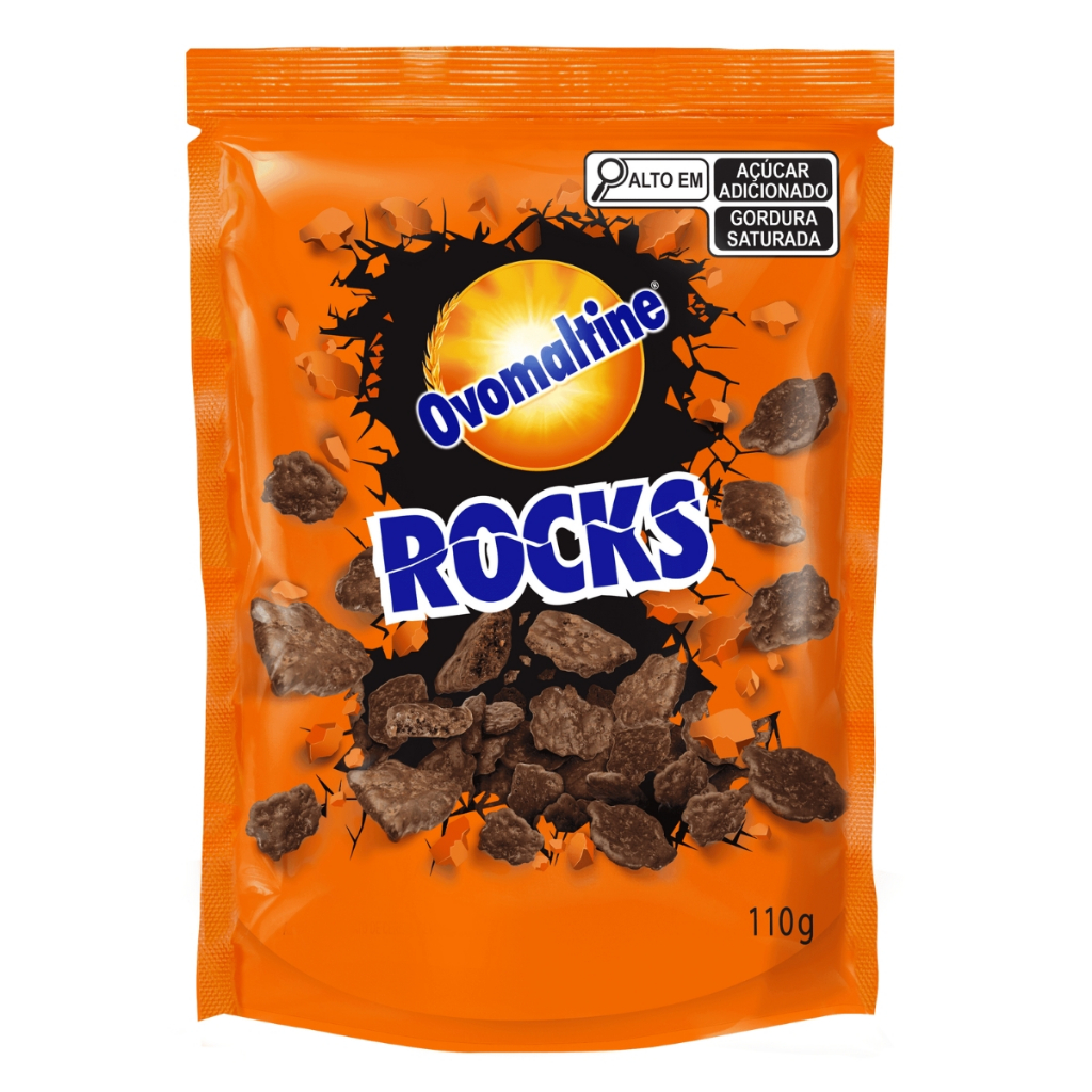 Chocolate Rocks Flocos Crocantes 110g Ovomaltine | Shopee Brasil