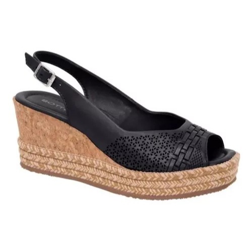 Sandálias Anabela Anabela Fechada Na Frente E Atras Anabela