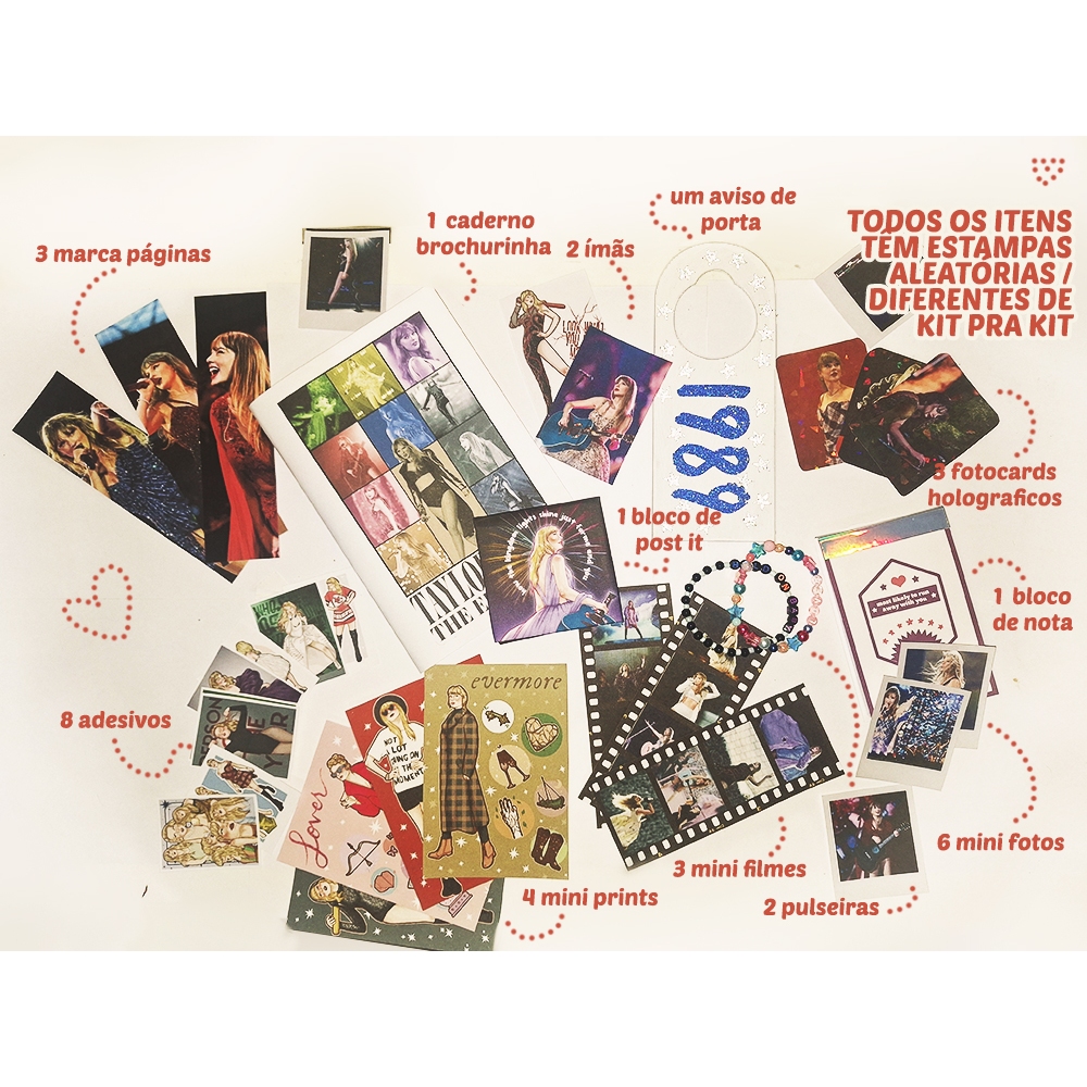 Caixa Kit Fã Swiftie | Taylor Swift em Promoção na Shopee Brasil 2026