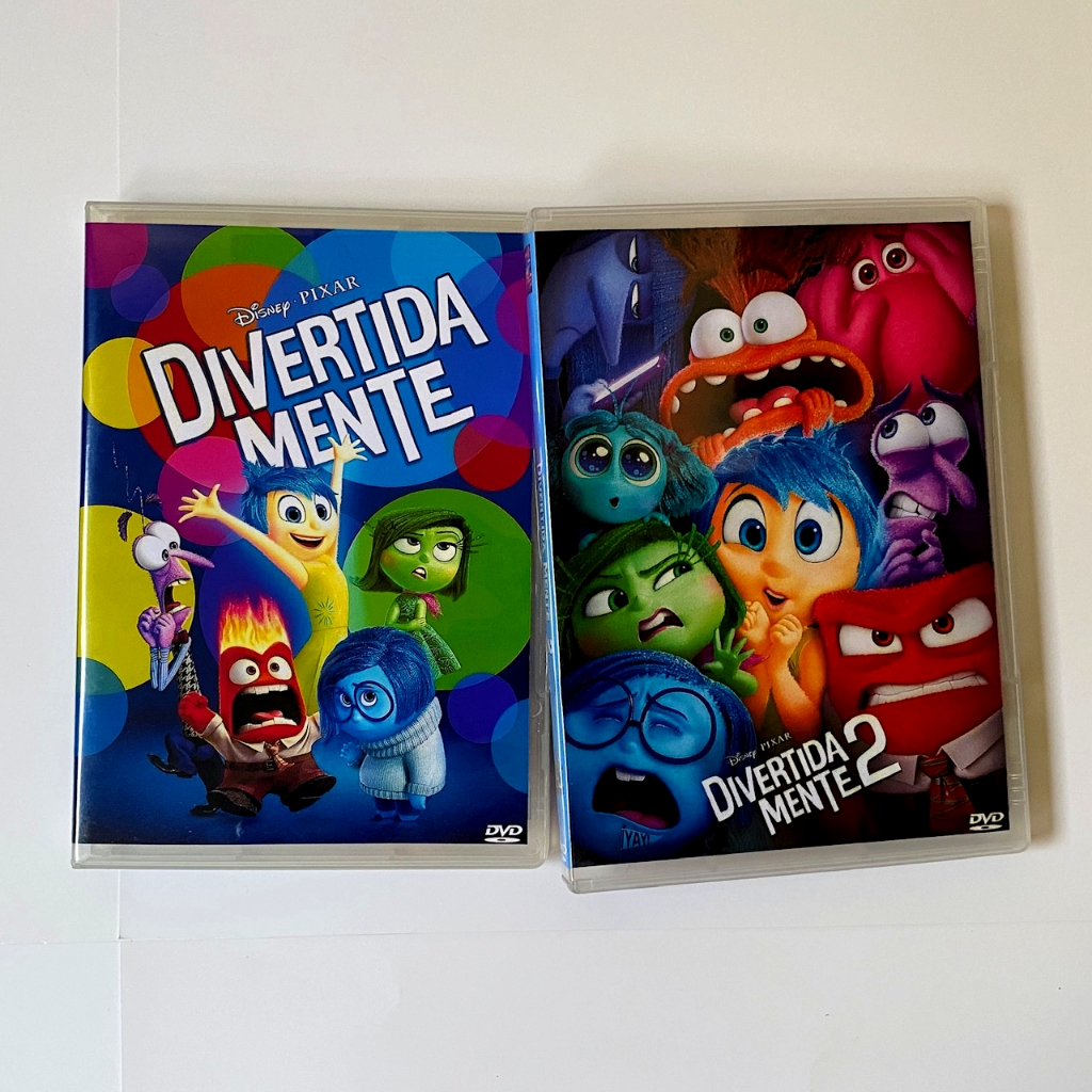 DVD Divertida Mente 2015 Divertida Mente 2 2024 Dublado e