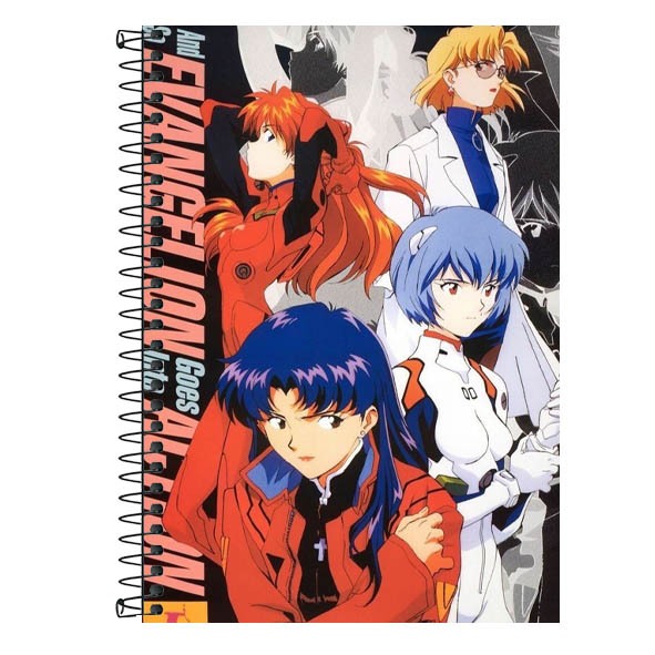 Caderno Personalizado EVANGELION - 1 matéria, 10 matérias 20