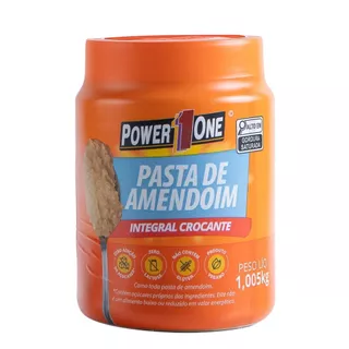 Pasta de Amendoim Crocante Integral 1Kg - Power One em Oferta na Shopee