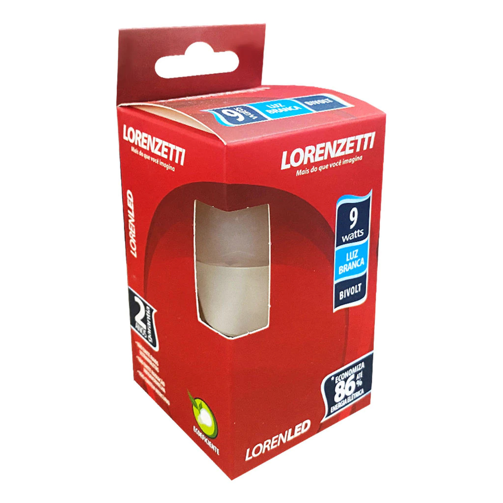 Lampada 9w Bulbo Led A60 Lorenzetti 6500k E27 - Bivolt