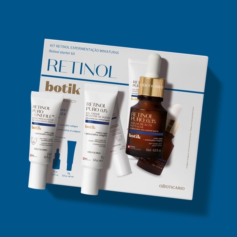Kit Botik Retinol Puro (3 itens) | Shopee Brasil