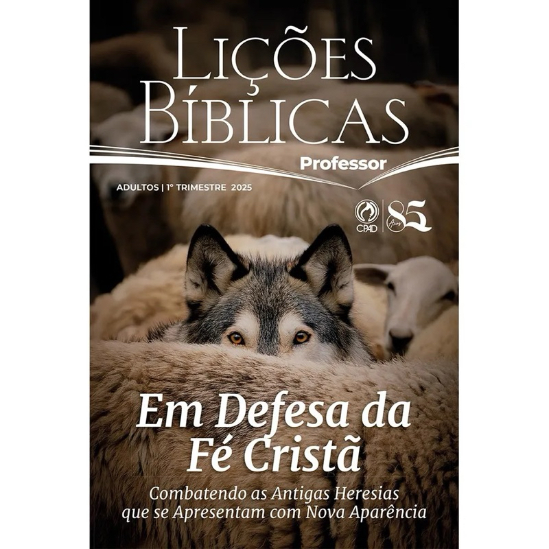 Revista - Lições Bíblicas Ebd 1º Trimestre Adulto Professor | Shopee Brasil