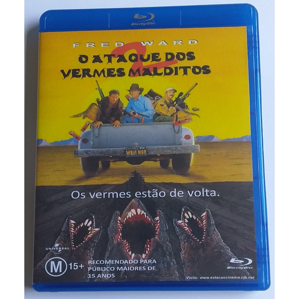 BLURAY O ATAQUE DOS VERMES MALDITOS 2 (1996) | Shopee Brasil