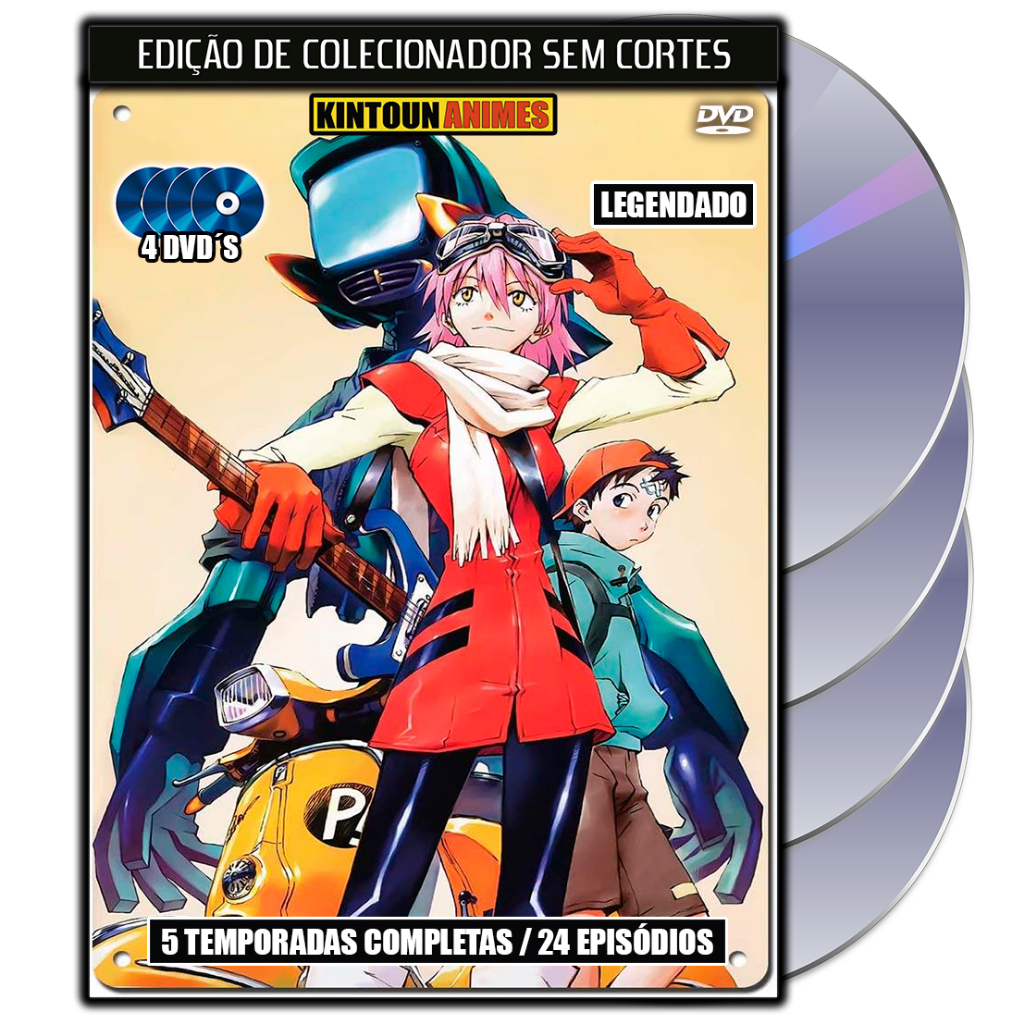 FLCL (Furi Kuri) 5 Temporadas Completas Legendadas em DVD | Shopee