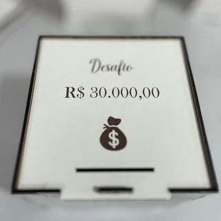 Cofre para guardar dinheiro Desafio dos 250 Depósitos: Junte R$30.000,00 em Oferta na Shopee