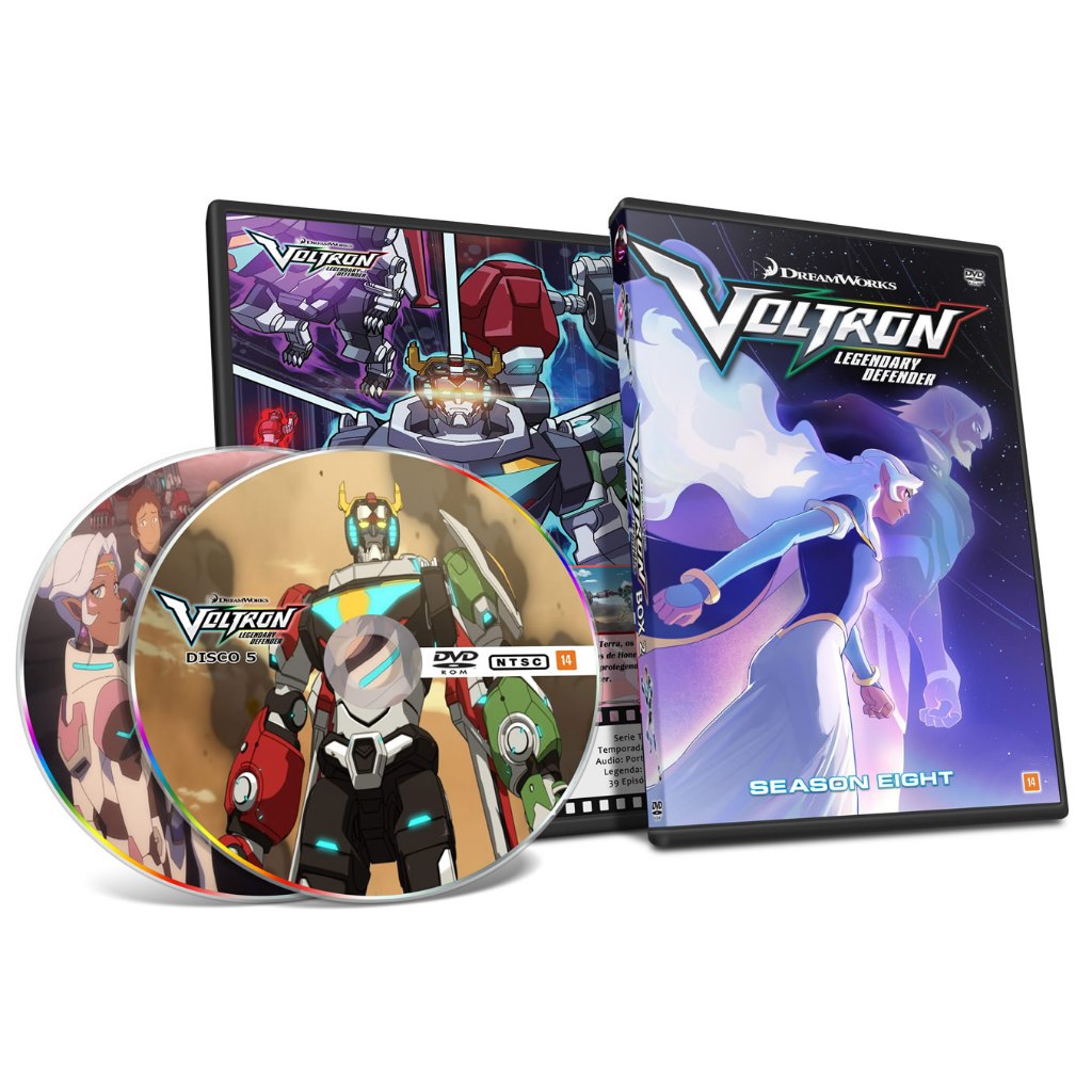 Dvd Voltron O Defensor Lendário Dublado 8 Temporadas | Shopee Brasil