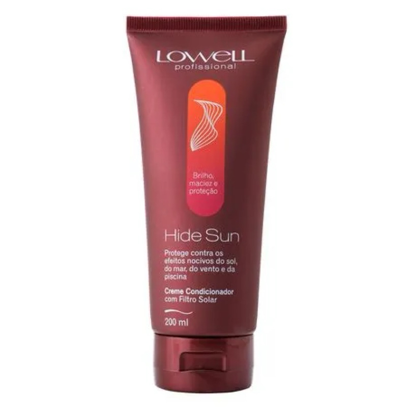 Creme Condicionador com Filtro Solar Hide Sun 200ml Lowell | Shopee Brasil