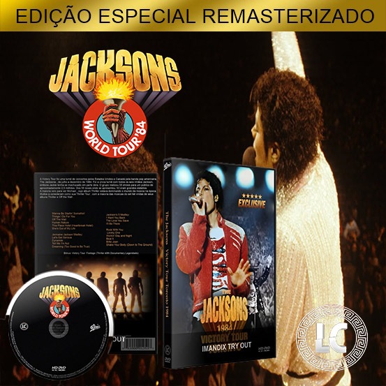 DVD MICHAEL JACKSON VICTORY TOUR | Shopee Brasil