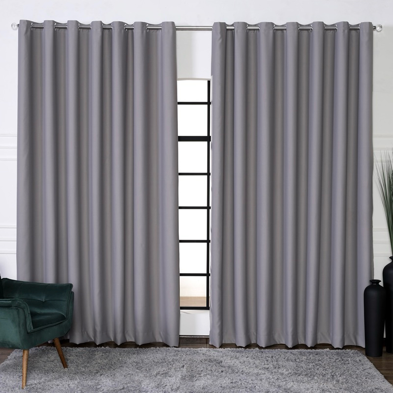 Cortina Blackout Tecido Grosso 6,00 x 2,30/ 2,40/ 2,50/ 2,60/ 2,70/ 2,80 Corta Luz