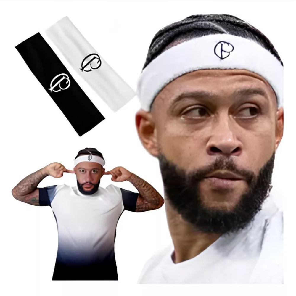 Faixa Testeira de Cabelo Memphis Depay Corinthians Treino | Shopee Brasil