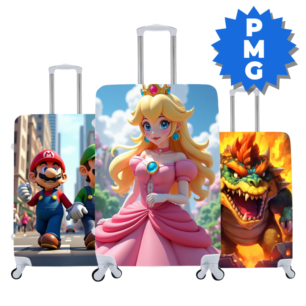 Capas de Mala Super Mario Viagem Protetora Diversas Estampas (4 ...