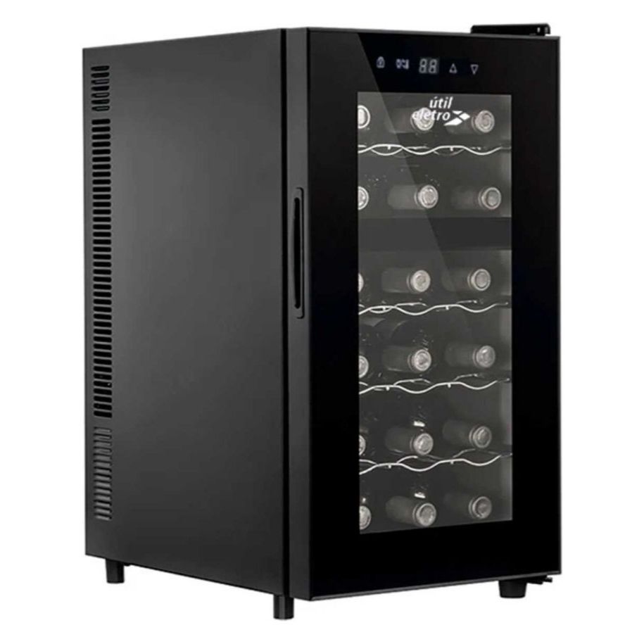 Adega de Vinhos Climatizada 18 Garrafas Util Eletro Bivolt 127/220V ...