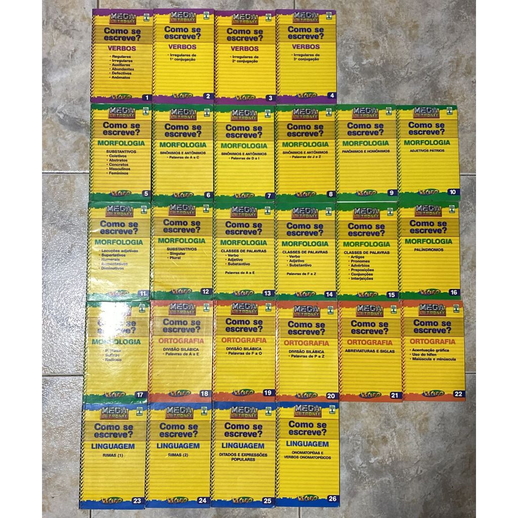 Coleção Completa Original (1 ao 26) Relíquia MEGA LETRONIX | Shopee Brasil