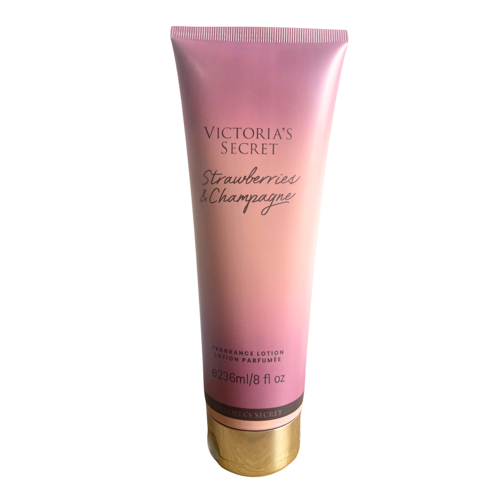 Creme Hidratante Corporal Ref Victoria's Secret Morango Com Champagne ...