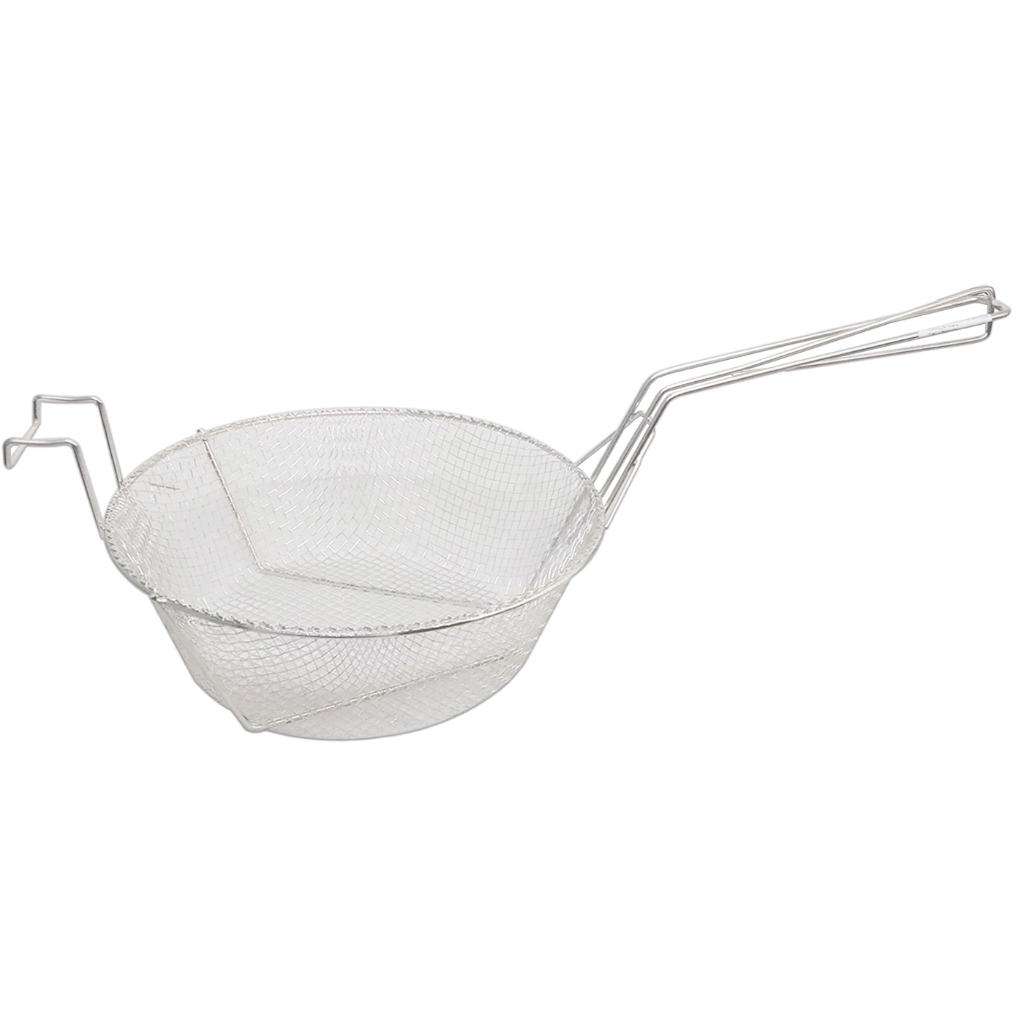 Cestinho Para Fritura Aço Redonda Frita Batata Diâmetro 35cm