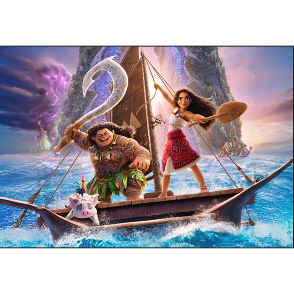 Painel Moana Decorativo Sublimado 1,70 x 1,20 Tema Festa