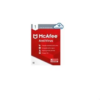 Antivírus McAfe e1 Box MACF0001-BOX em Oferta na Shopee
