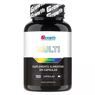 Multivitaminico Growth 700mg - 120 Cápsulas - Nova Formula - Original