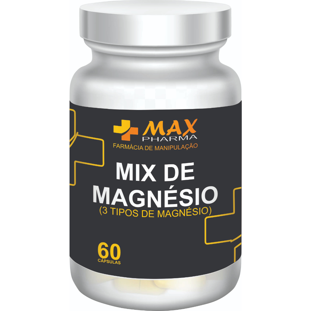 Mix de Magnésio 3 TIPOS DE MAGNÉSIO Treonato + Bisglicinato + Malato ...