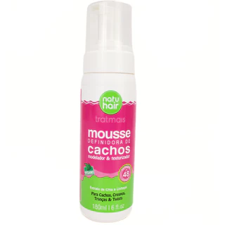 Mousse Definidora de Cachos Natuhair TratMais 180ml