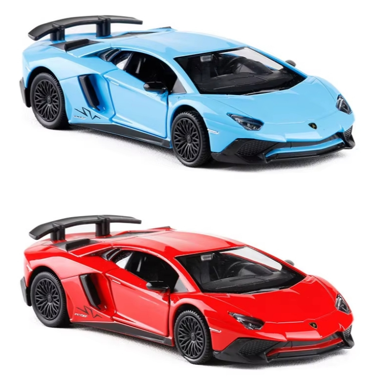 ミニカー MR Collection Lamborghini Aventador SV Miniatura De Metal Lamborghini SV COUPÉ Aventador RMZ Diecast