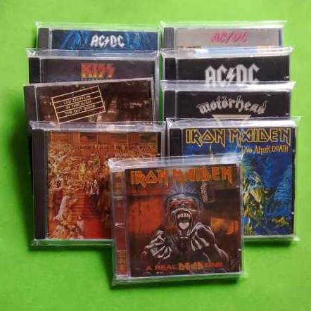 cds IRON MAIDEN - AC/DC - MOTORHEAD - ROLLING STONES - KISS - LED ...