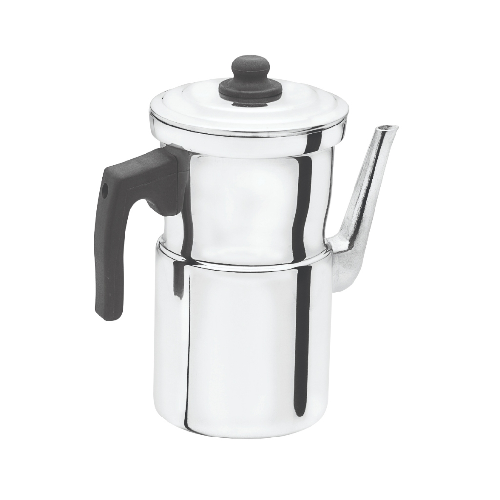 Cafeteira Polida C/coador 2,0 Litros Alumínio Fort-lar 2- LA