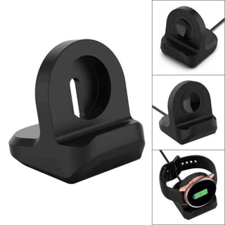 Suporte Silicone Para Carregador Galaxy Watch4/5/6/7 classic 40mm 44mm Active 2 Watch3 41mm 45mm