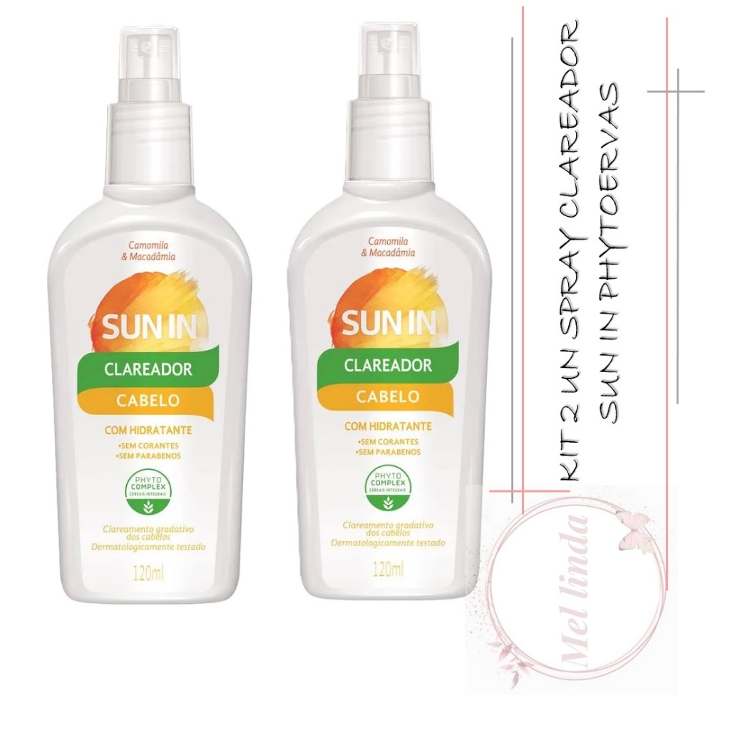 KIT 2Un Loção Spray Capilar Sun In Phytoervas 120ml | Shopee Brasil