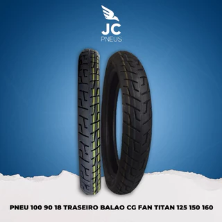 Pneu 100 90 18 Traseiro Balao Cg Fan Titan 125 150 160 em Oferta na Shopee