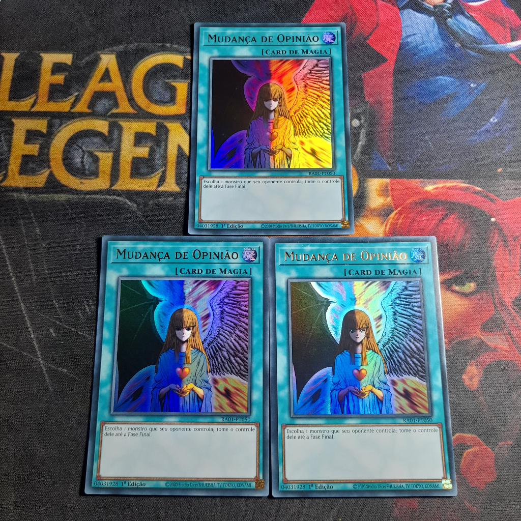 Trio Mudança De Opinião - Ultra Raro Foil - Original - Yu-gi-oh / Yugioh