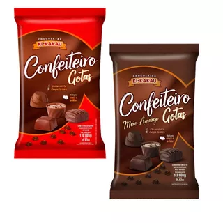 Chocolate em Gotas Confeiteiro Cobertura 1,01kg Ki-Kakau
